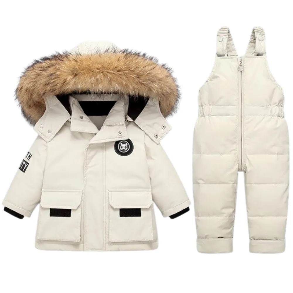 2pcs baby winter warm down jackets