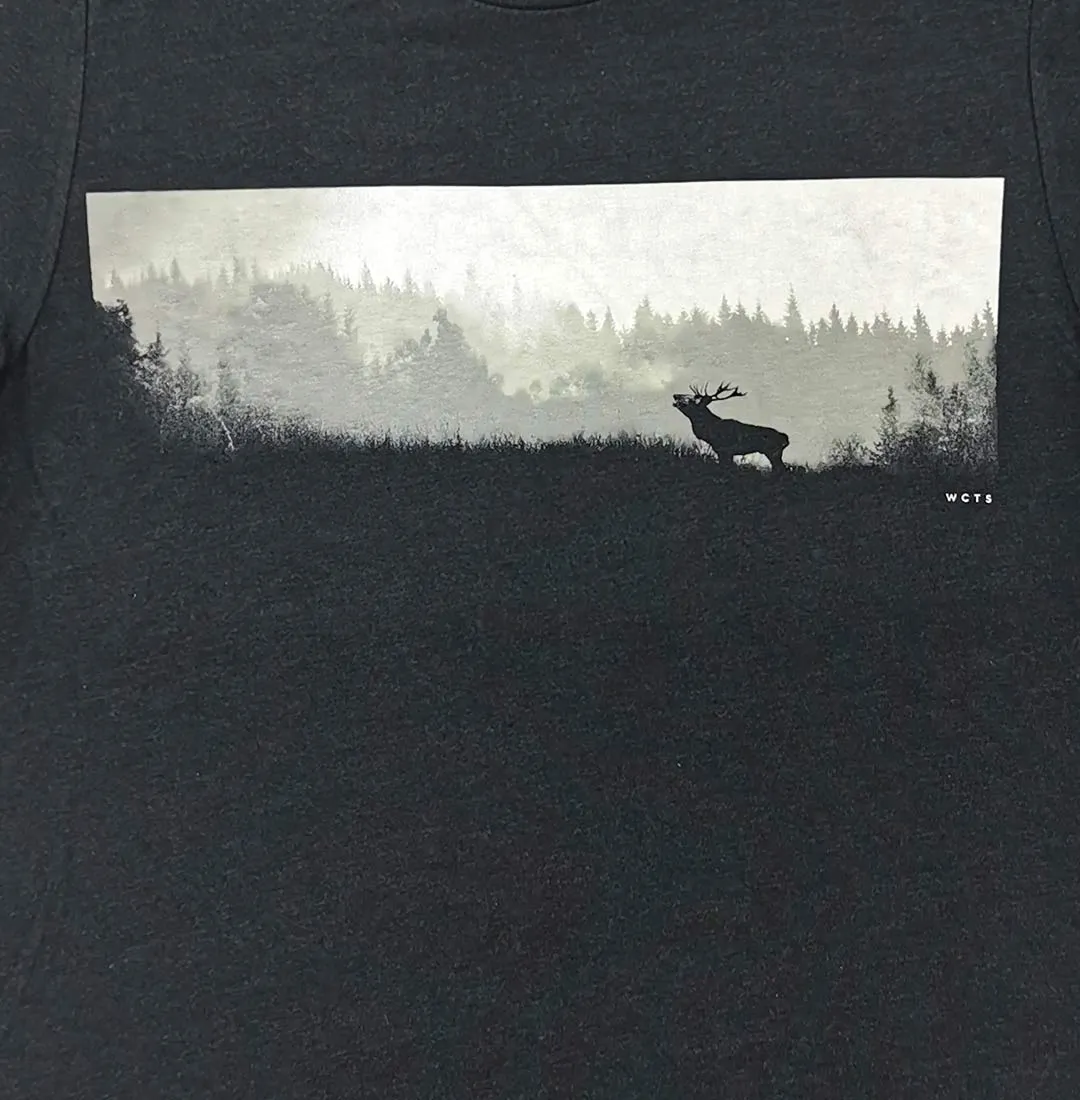 Adult Unisex Misty Elk Graphic Tee