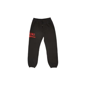 AMIRI MA Bar Logo Sweatpant Black Red
