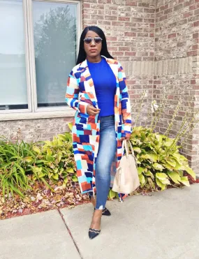 Arya Long Jacket For Women Long Sleeve Open Front Knit Coat Jackets