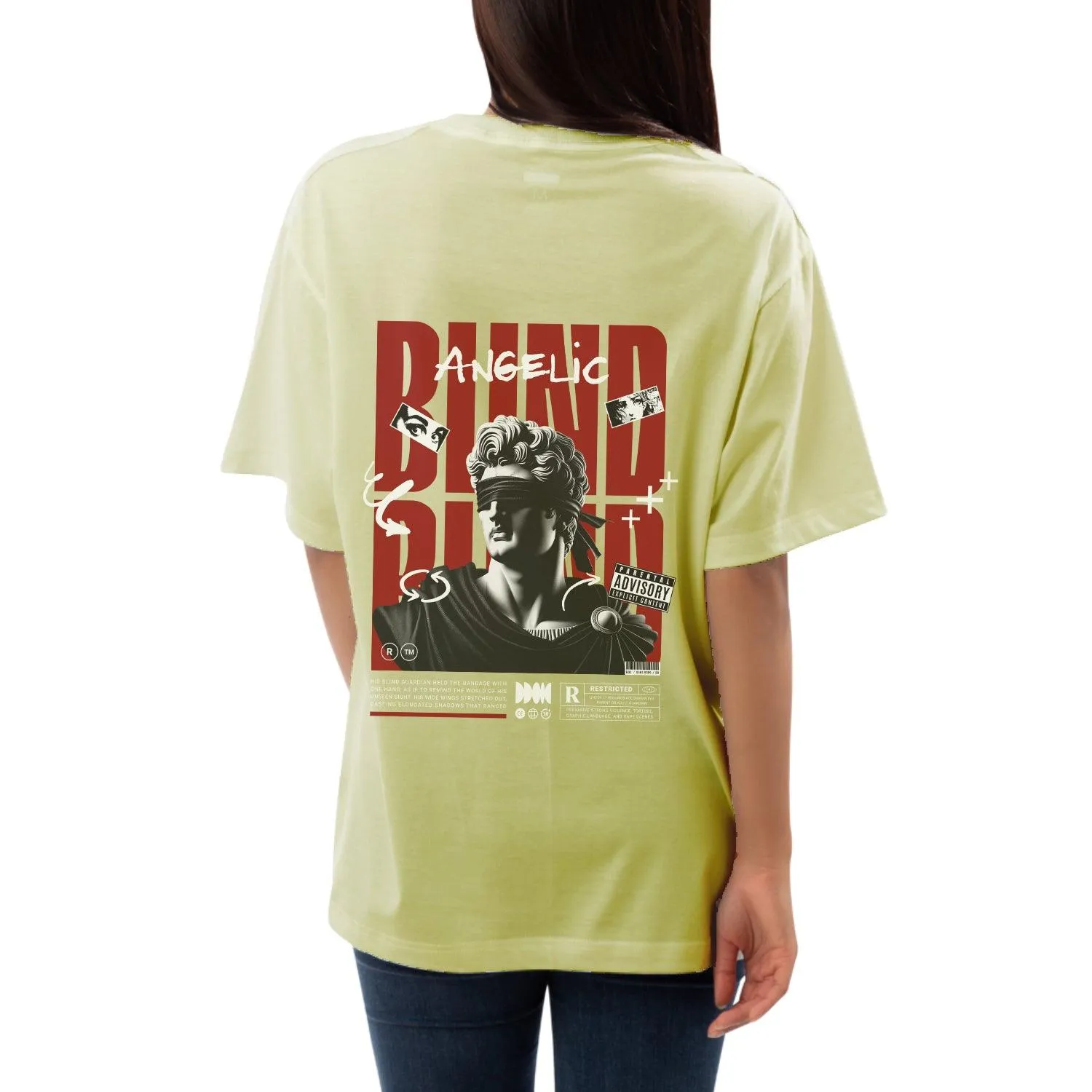 Blind Womens Oversized T-shirt