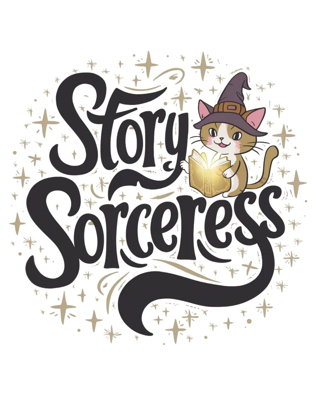 Book Lovers T-Shirt Story Sorcerer Cotton T-Shirt
