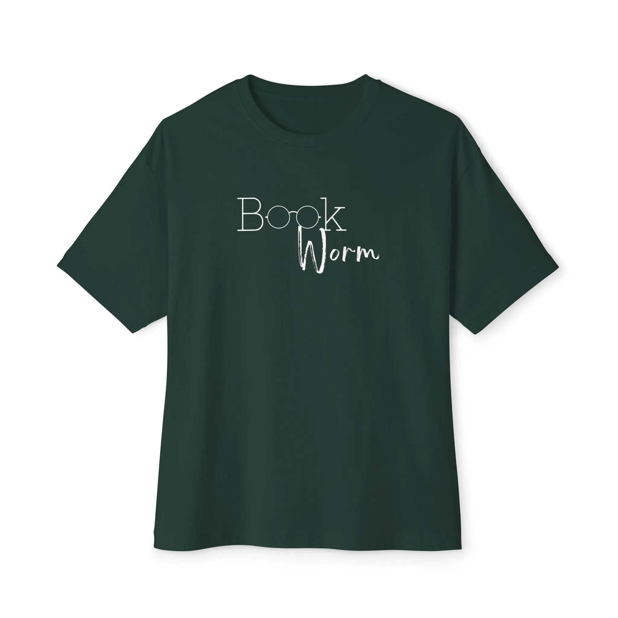 Book Worm Unisex Oversized Boxy Tee