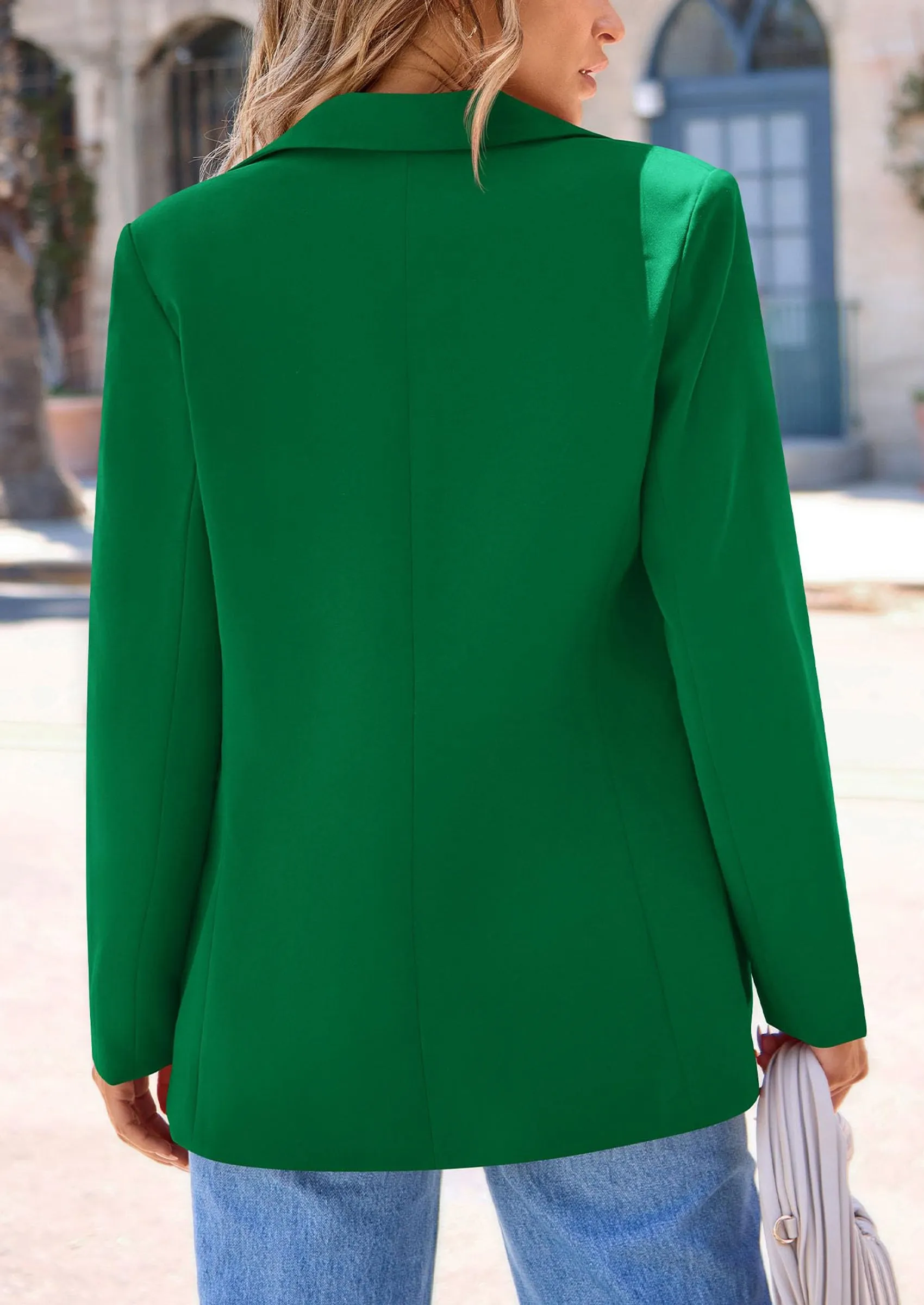 Business Casual Long Sleeve Notch Lapel Trendy Blazers