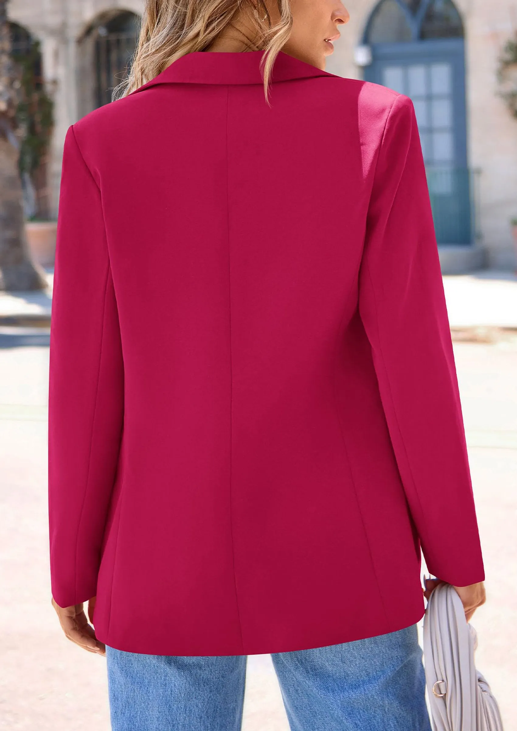Business Casual Long Sleeve Notch Lapel Trendy Blazers