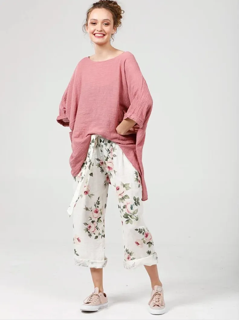 Camille Top - Raspberry