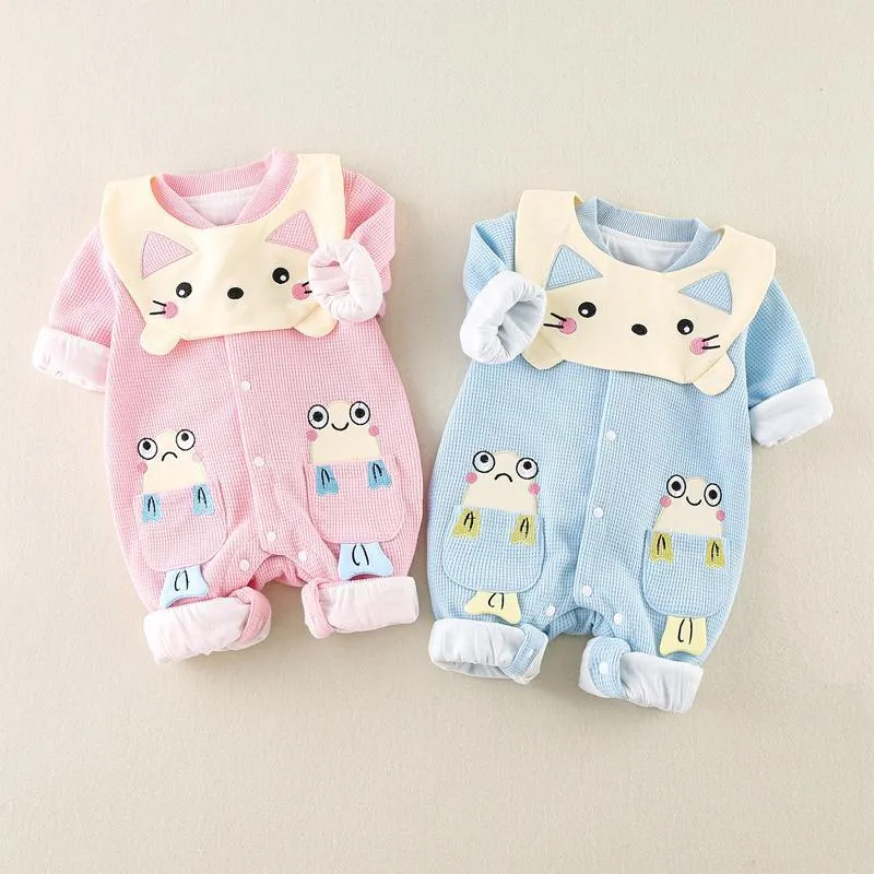 Cat Pattern Jumpsuit for Baby