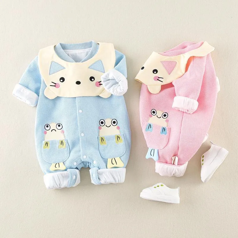 Cat Pattern Jumpsuit for Baby