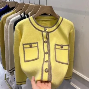 Classic Knit Button Front Cardigans - Ailime Designs