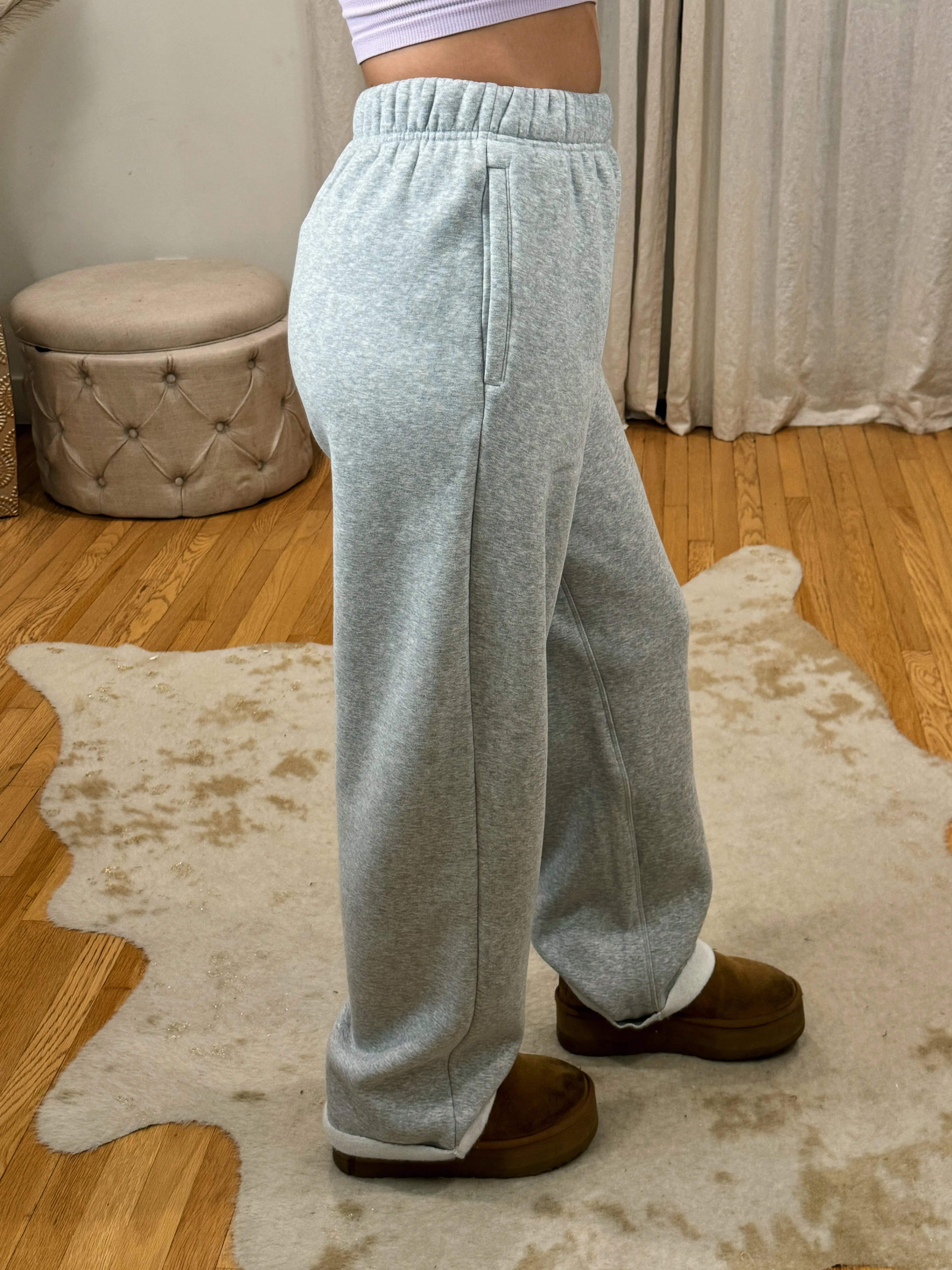 Comfort Wide Leg Sweatpants