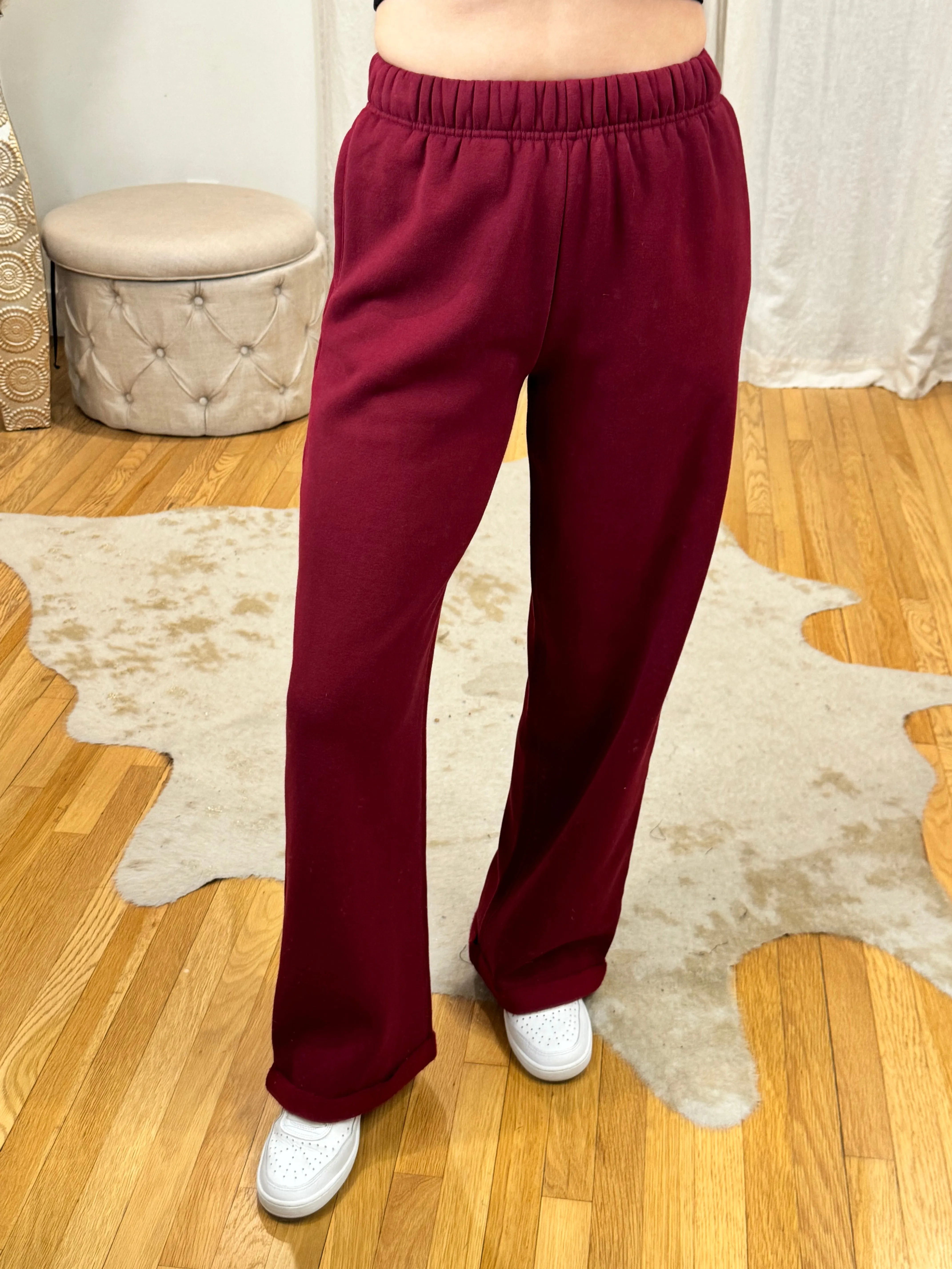 Comfort Wide Leg Sweatpants