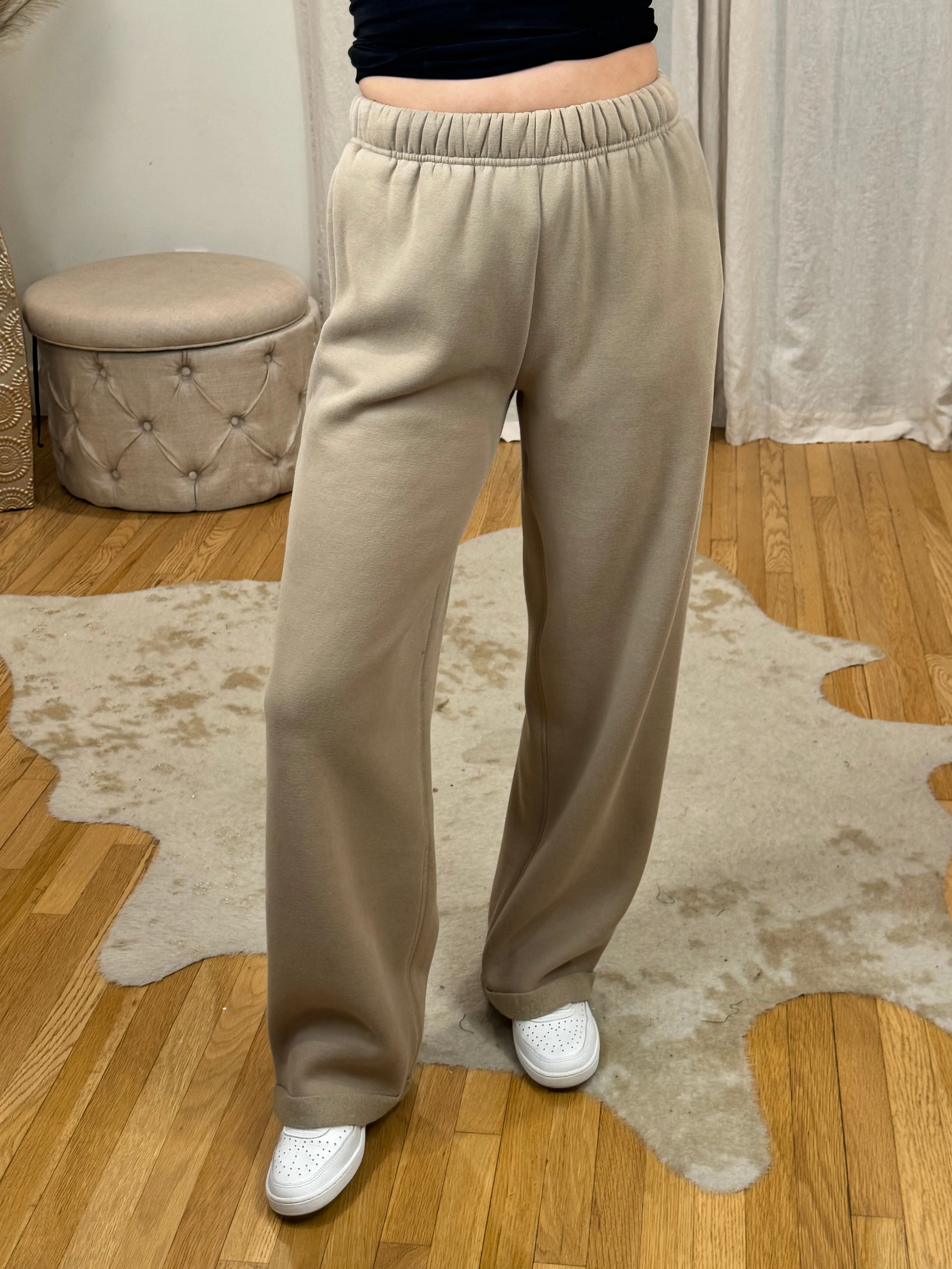Comfort Wide Leg Sweatpants