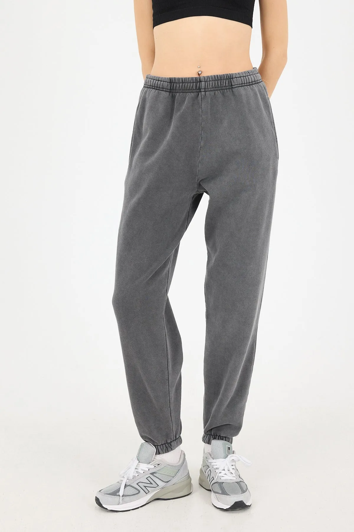 Cuffed Hem Sweatpants
