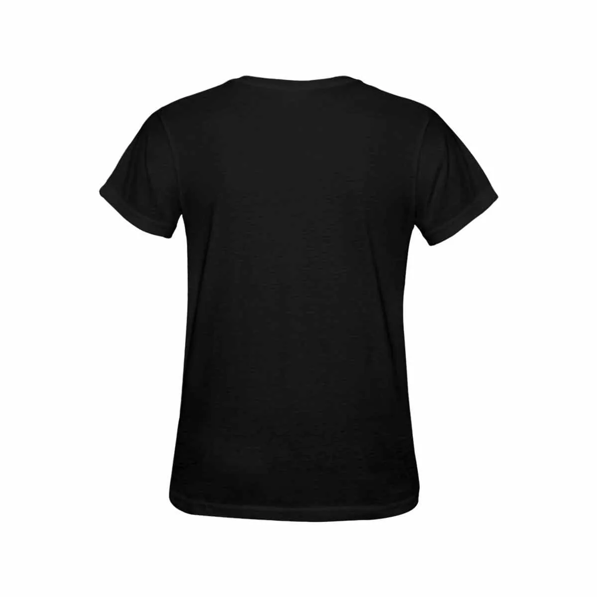 Custom Dog Face Tee Black Classic Women's All Over Print T-shirt Your Dog on A Shirt for Her