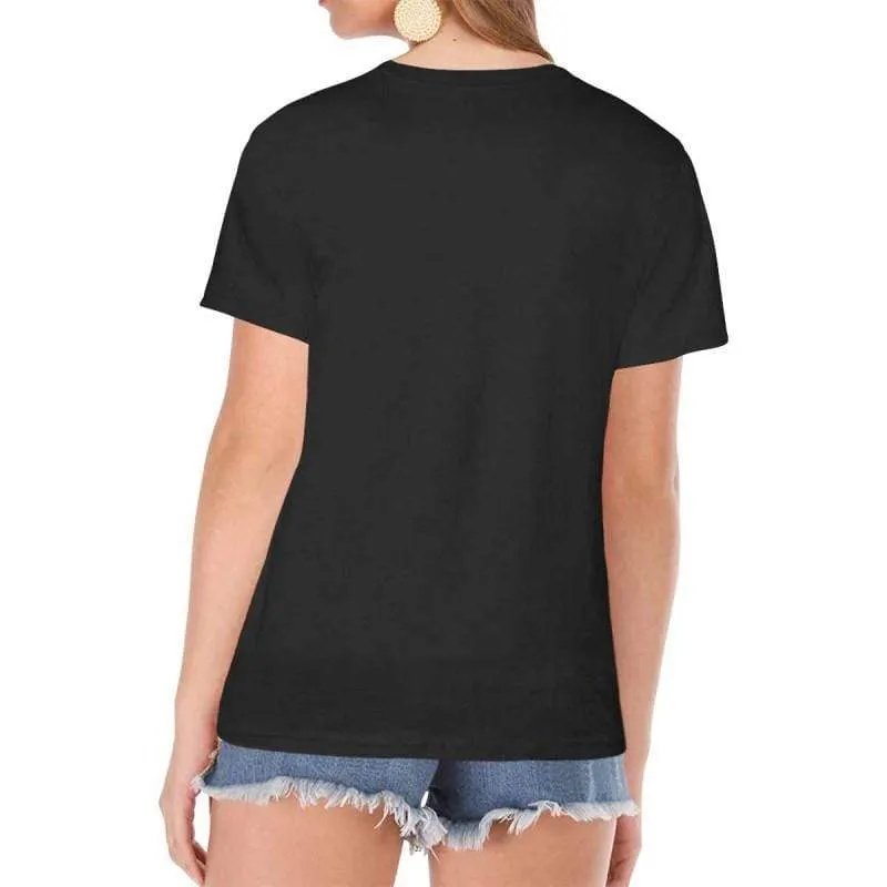 Custom Face Tee Tree Love Hat Women's All Over Print T-shirt Design Your Own Shirts Gift for Christmas