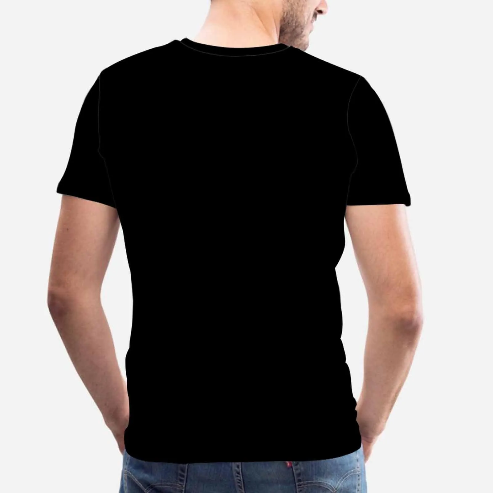 Custom Name Awesome Dad Tee Men's All Over Print T-shirt Put Your Face on Shirt for Father's Day