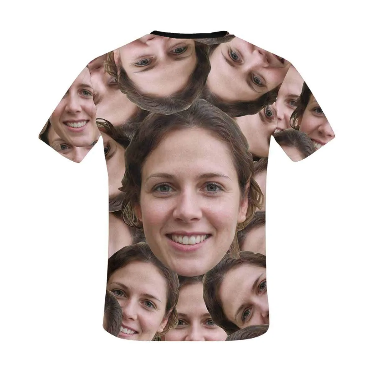 Custom Shirts with Girlfriend Face Personalized Men's All Over Print T-shirt