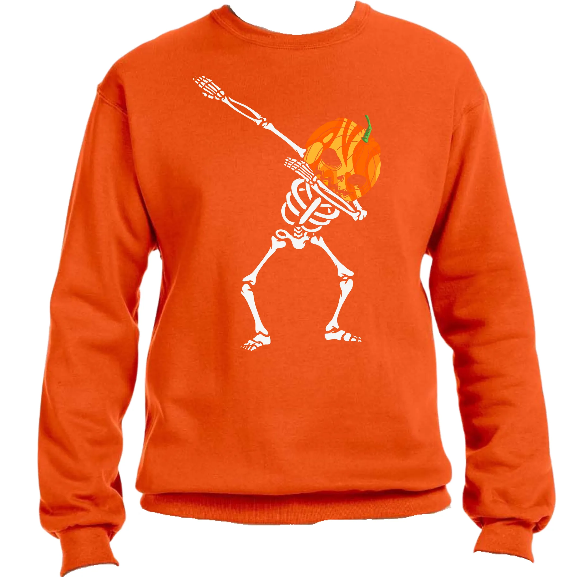 Dabbing Skeleton Unisex Halloween Sweater – Cozy Fit, Fun & Spooky Graphic