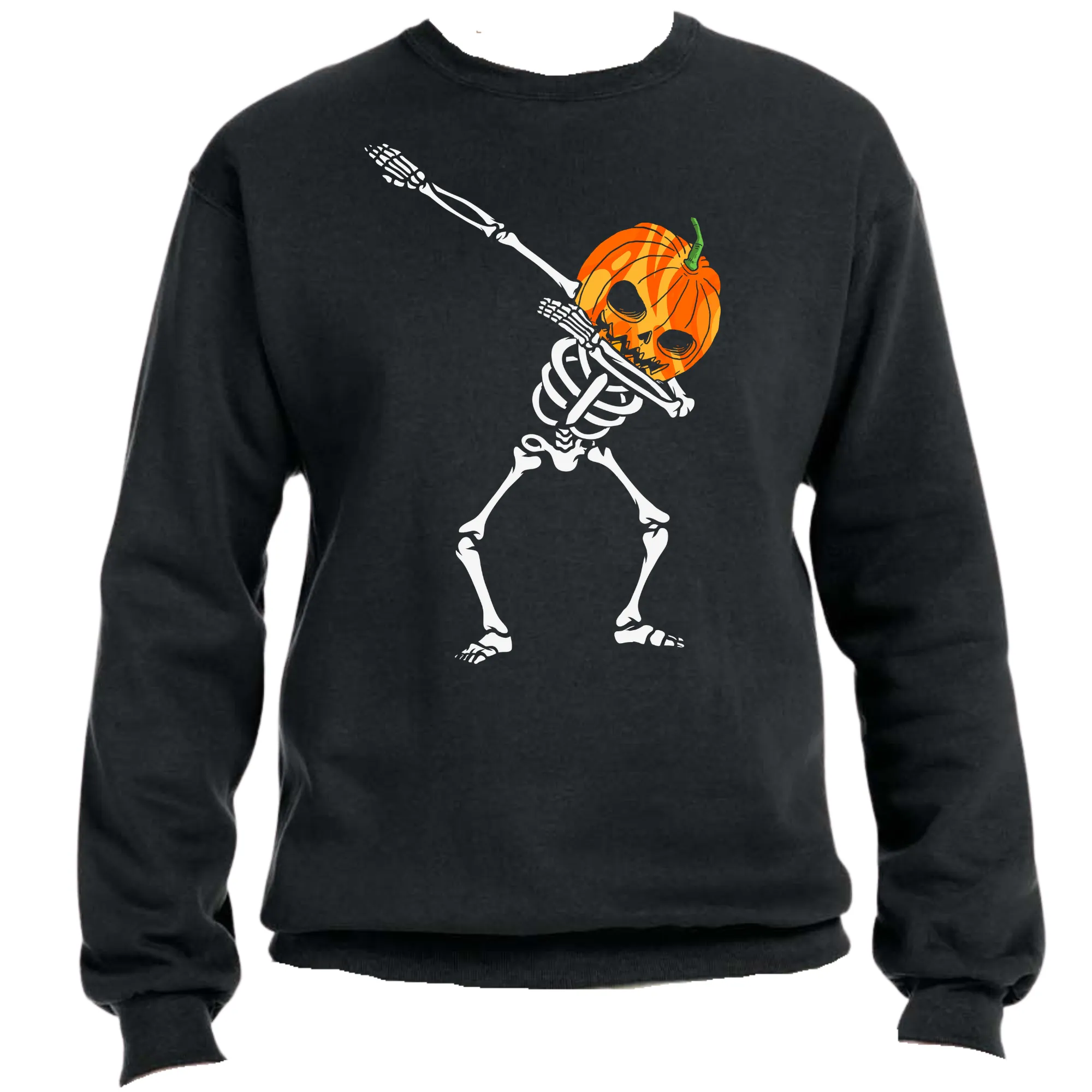 Dabbing Skeleton Unisex Halloween Sweater – Cozy Fit, Fun & Spooky Graphic