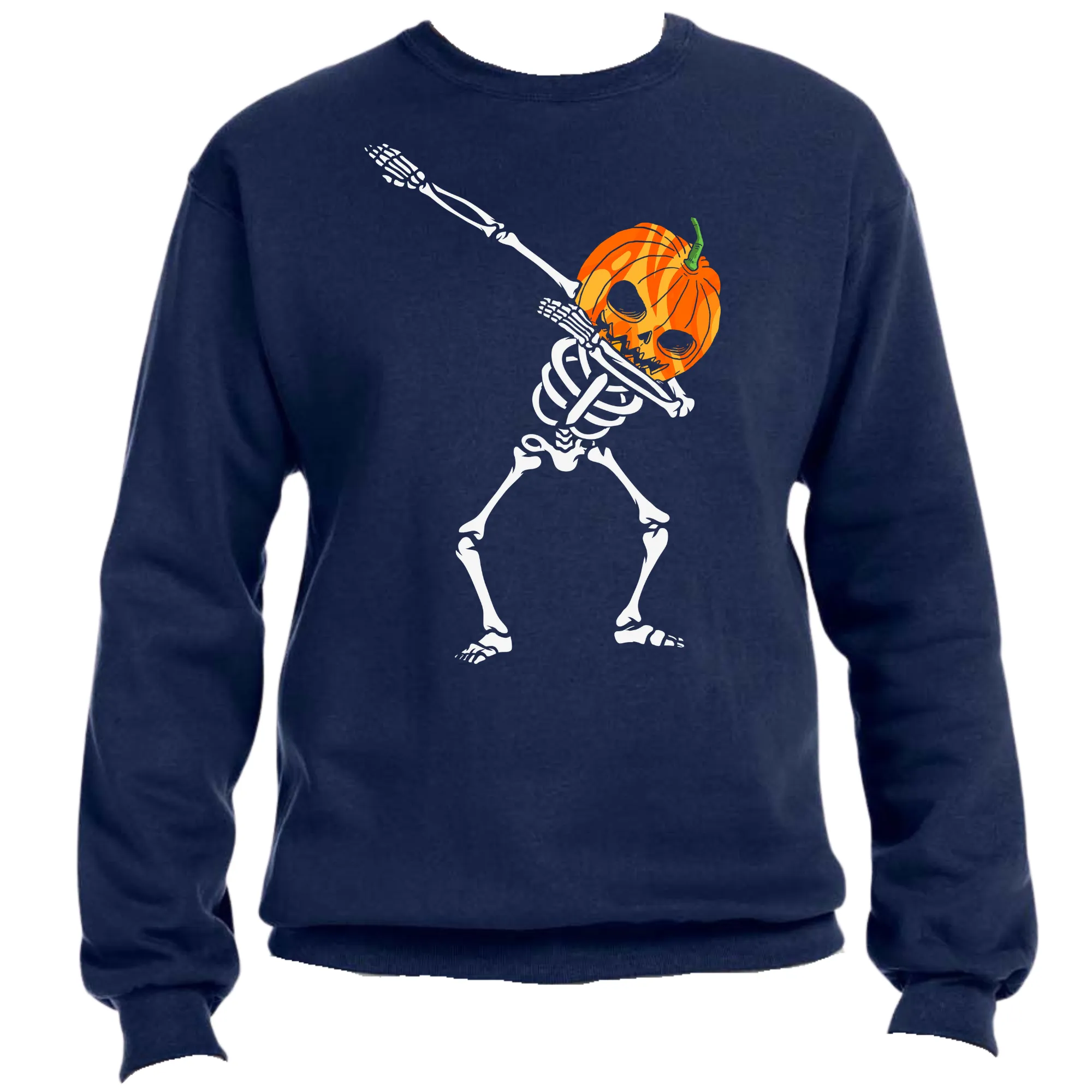 Dabbing Skeleton Unisex Halloween Sweater – Cozy Fit, Fun & Spooky Graphic
