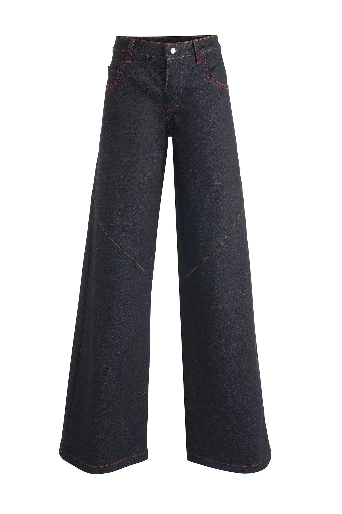 Davidson Wide Leg Blue Pants