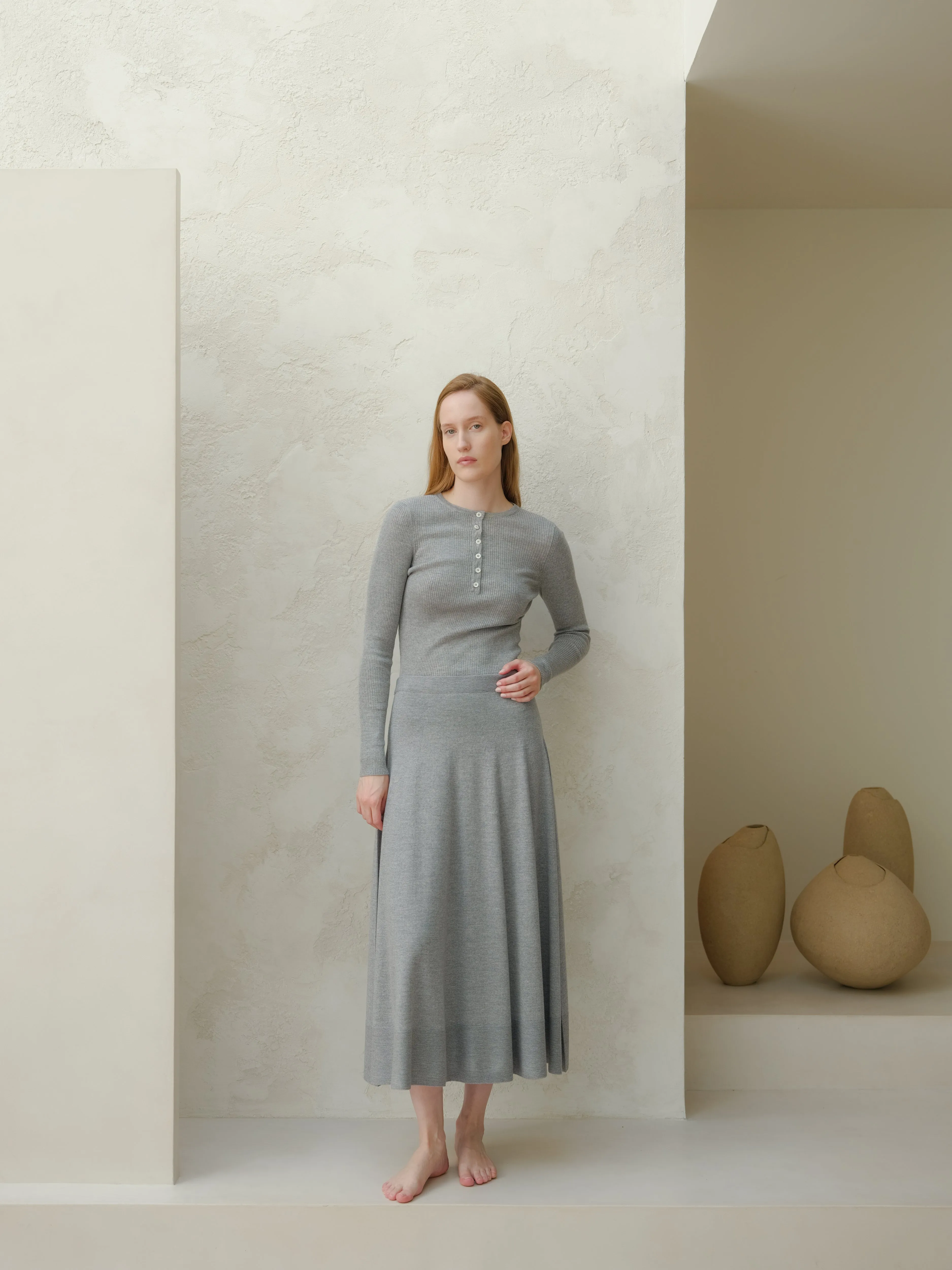 Extra Fine Merino Ribbed Fine Sweater