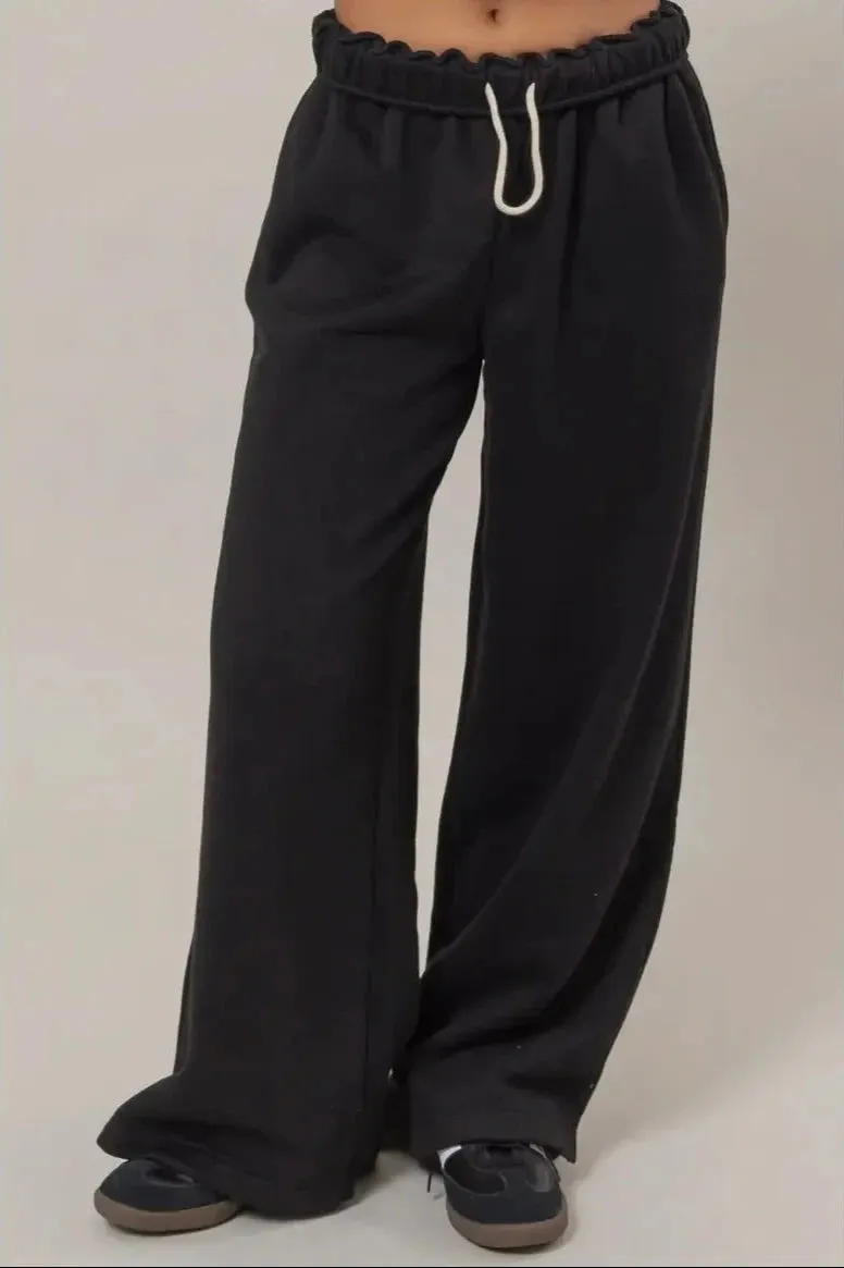 fleece slouchy sweatpant