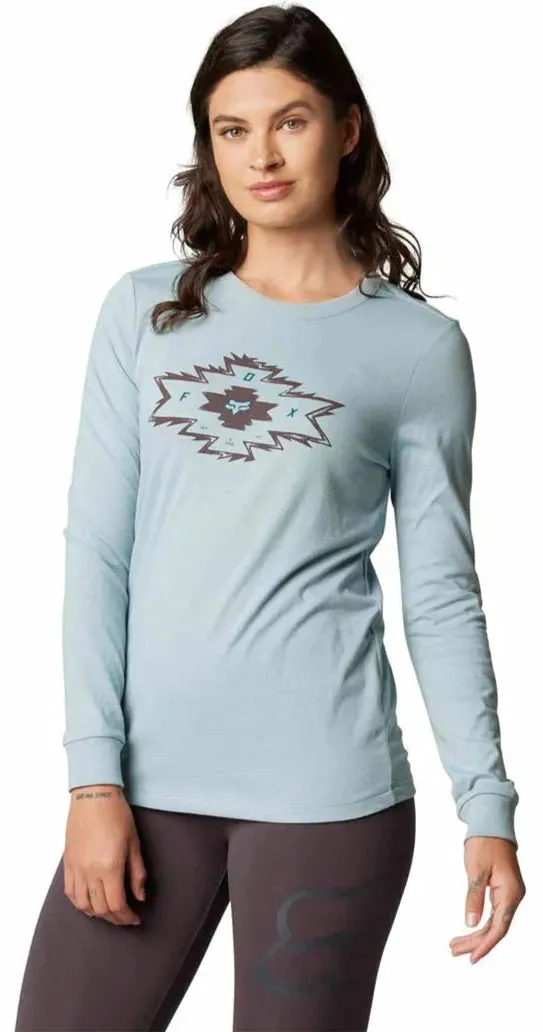 Fox FULL FLUX WOMENS LS TEE - Gunmetal