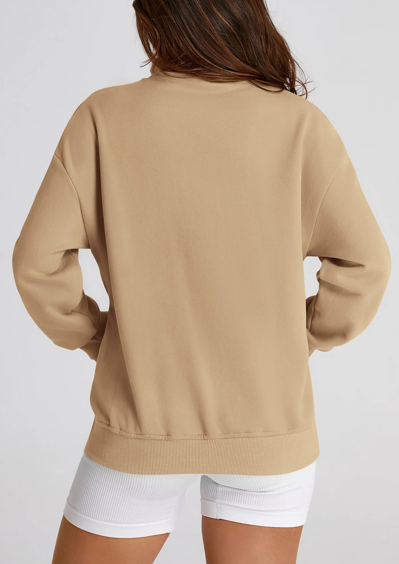 Full Zip Up Long Sleeve Loose Fit Trendy Casual Cardigan with Pockets