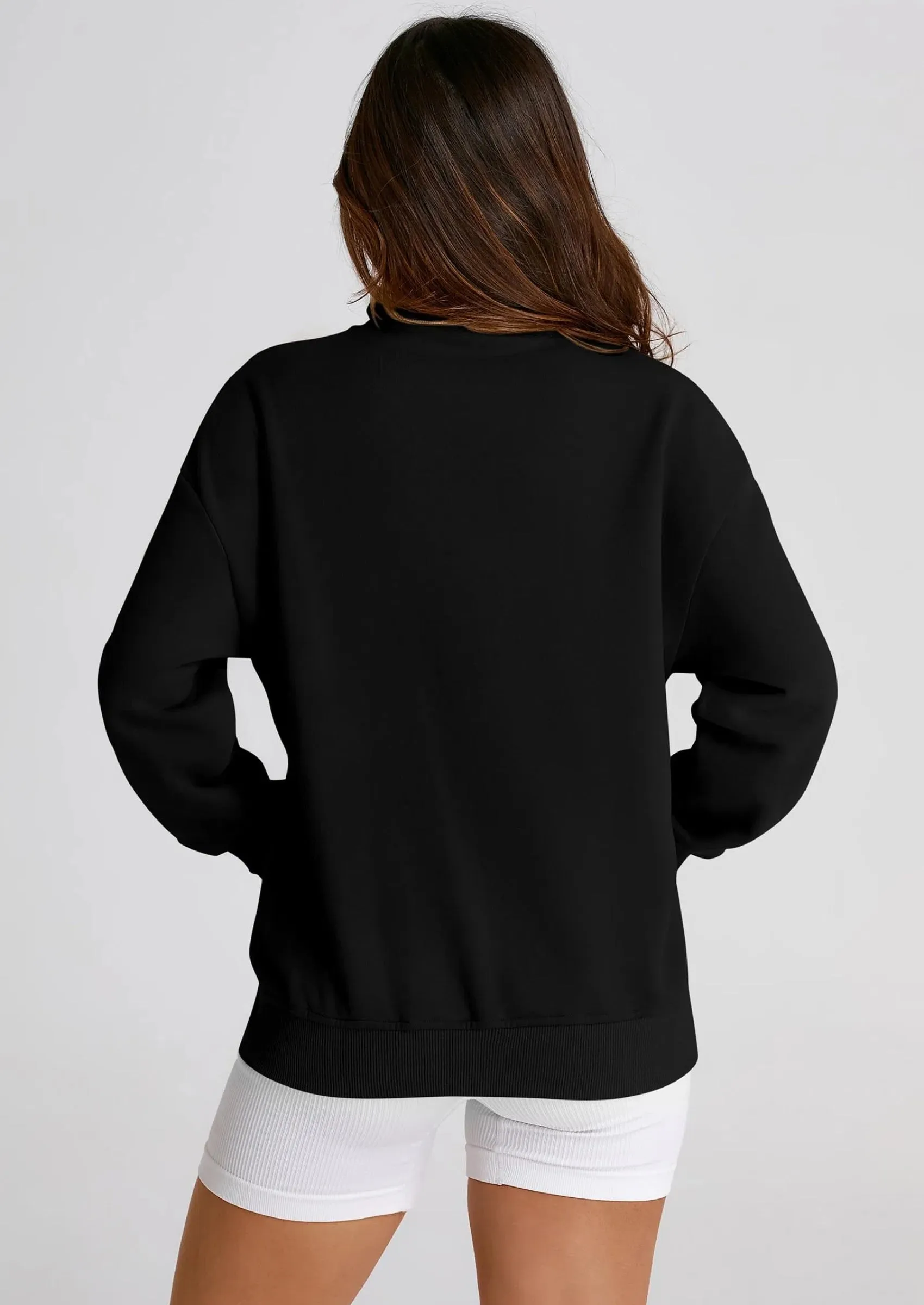 Full Zip Up Long Sleeve Loose Fit Trendy Casual Cardigan with Pockets