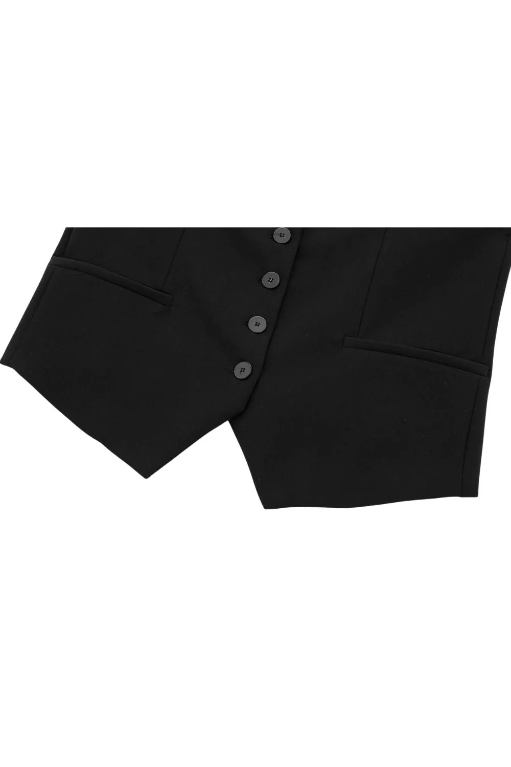 ‘Gabriella’ Classic V-Neck Fitted Vest