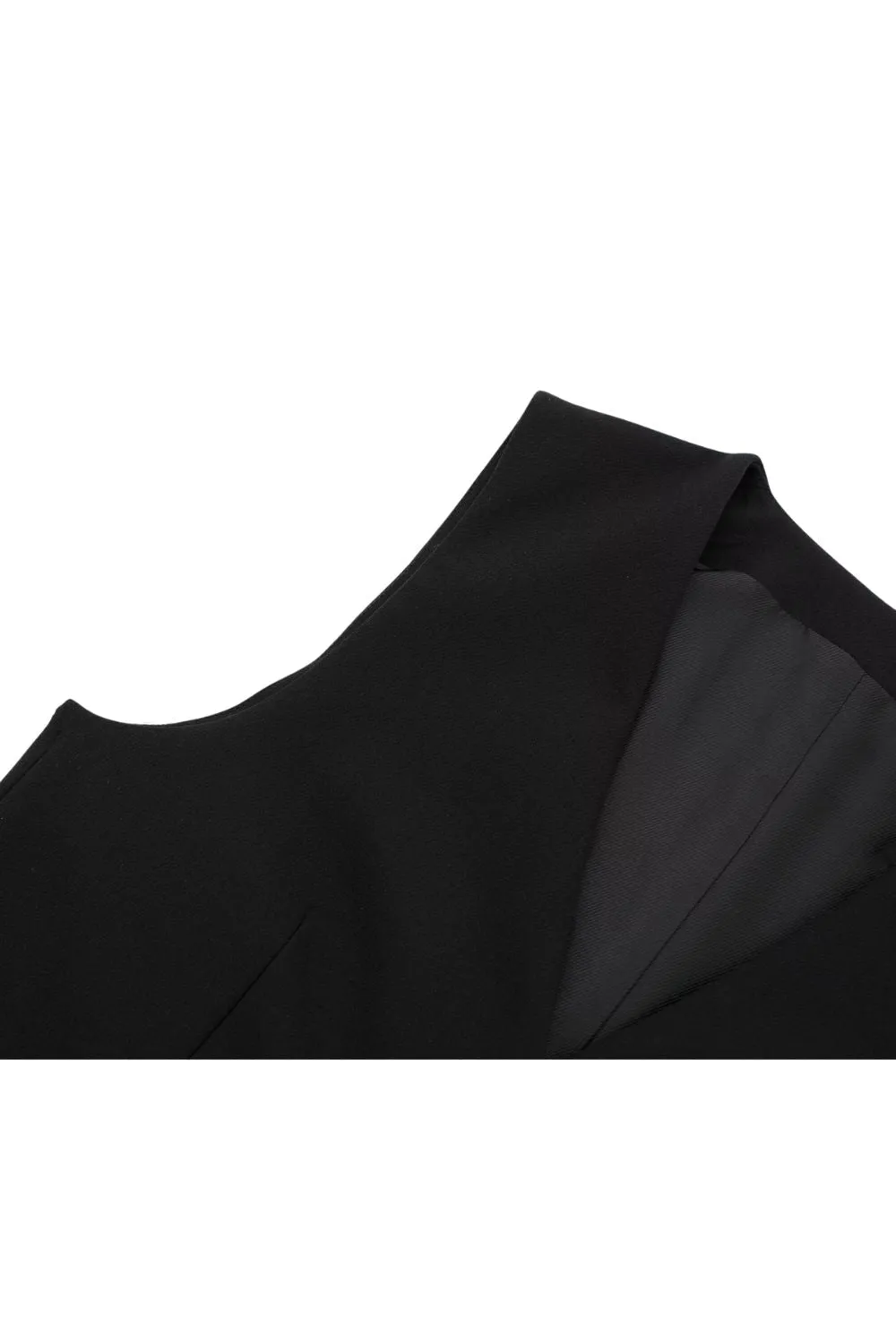 ‘Gabriella’ Classic V-Neck Fitted Vest