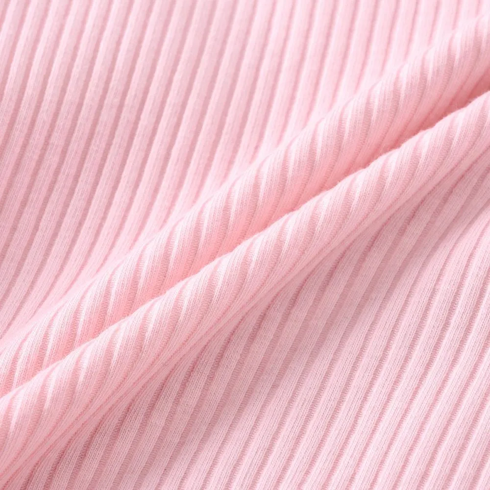 Girls Solid Color Long Sleeve Ruffle Top Girl T Shirts Wholesale