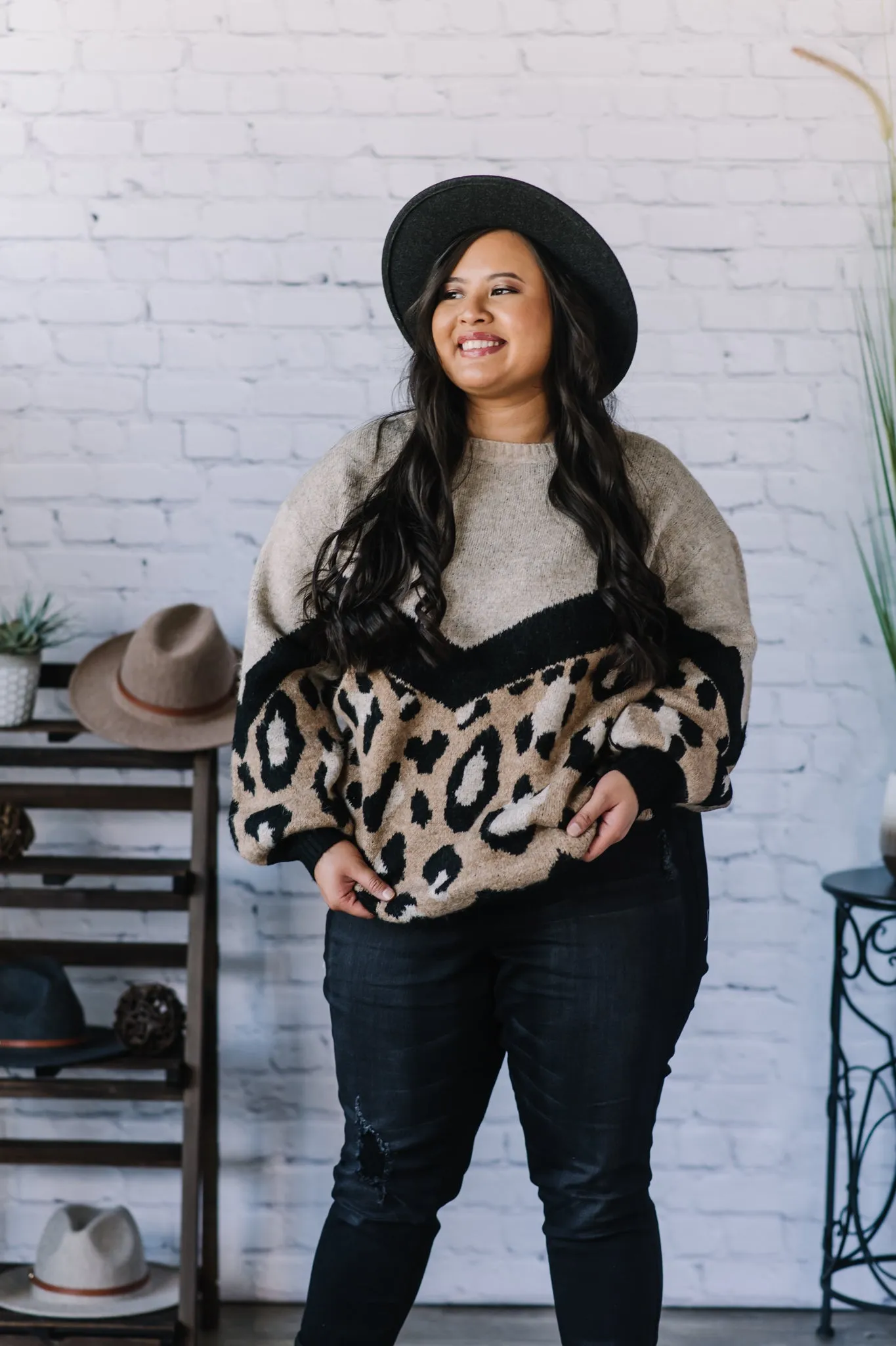 Golden State Leopard Sweater