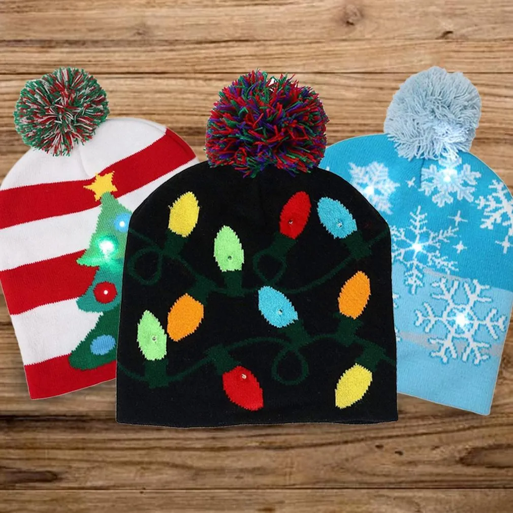Holiday Fun LED Beanie for Men and Women