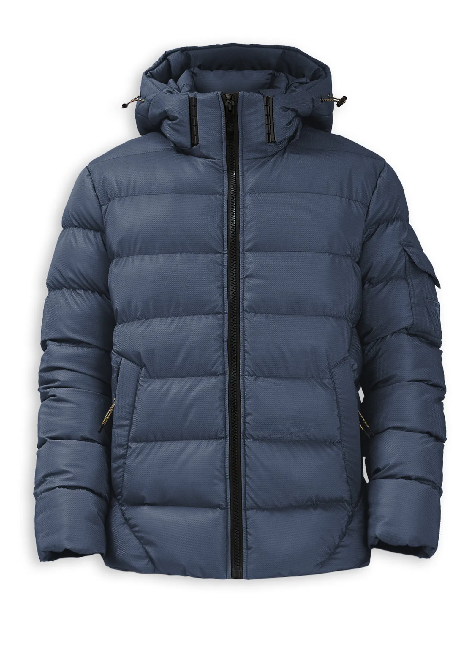 HUNTLEY | Matte Shine Puffer || HUNTLEY | Polaire jacquard texturé