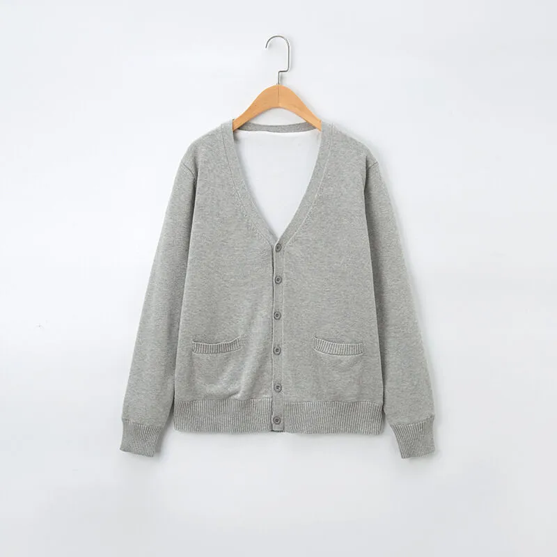JK winter warm thickened fleece cardigan