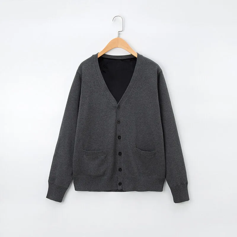 JK winter warm thickened fleece cardigan