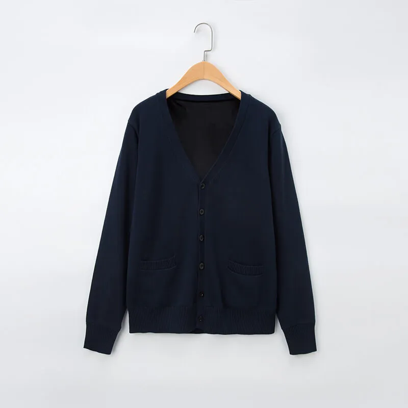 JK winter warm thickened fleece cardigan