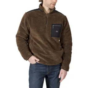 Kimes Ranch Men's Whiskey Mocha Brown Polar Fleece Sweater WHSKY-BRN