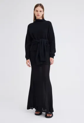 Limber Cashmere Scarf - Black