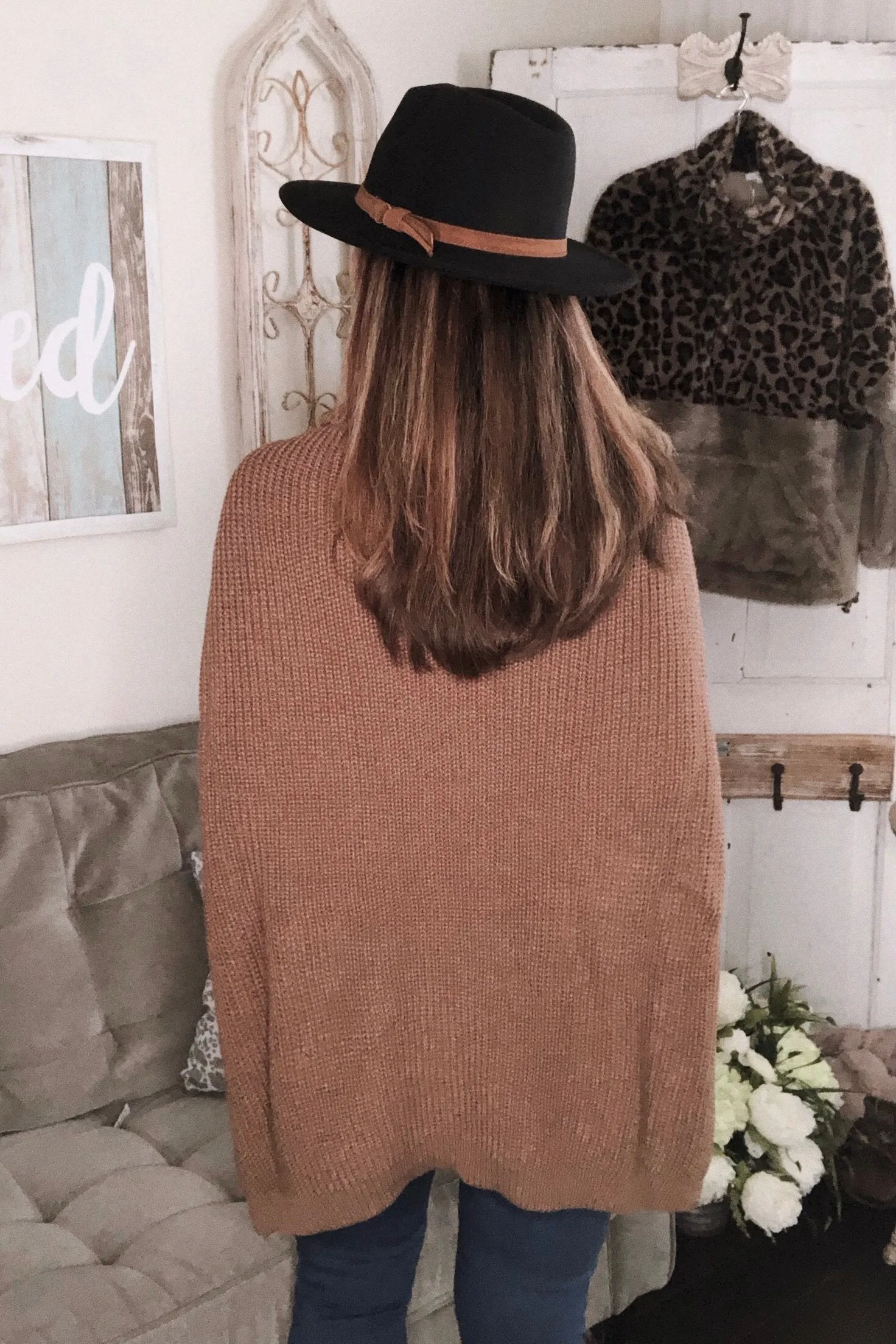 Madison Turtleneck Poncho Sweater