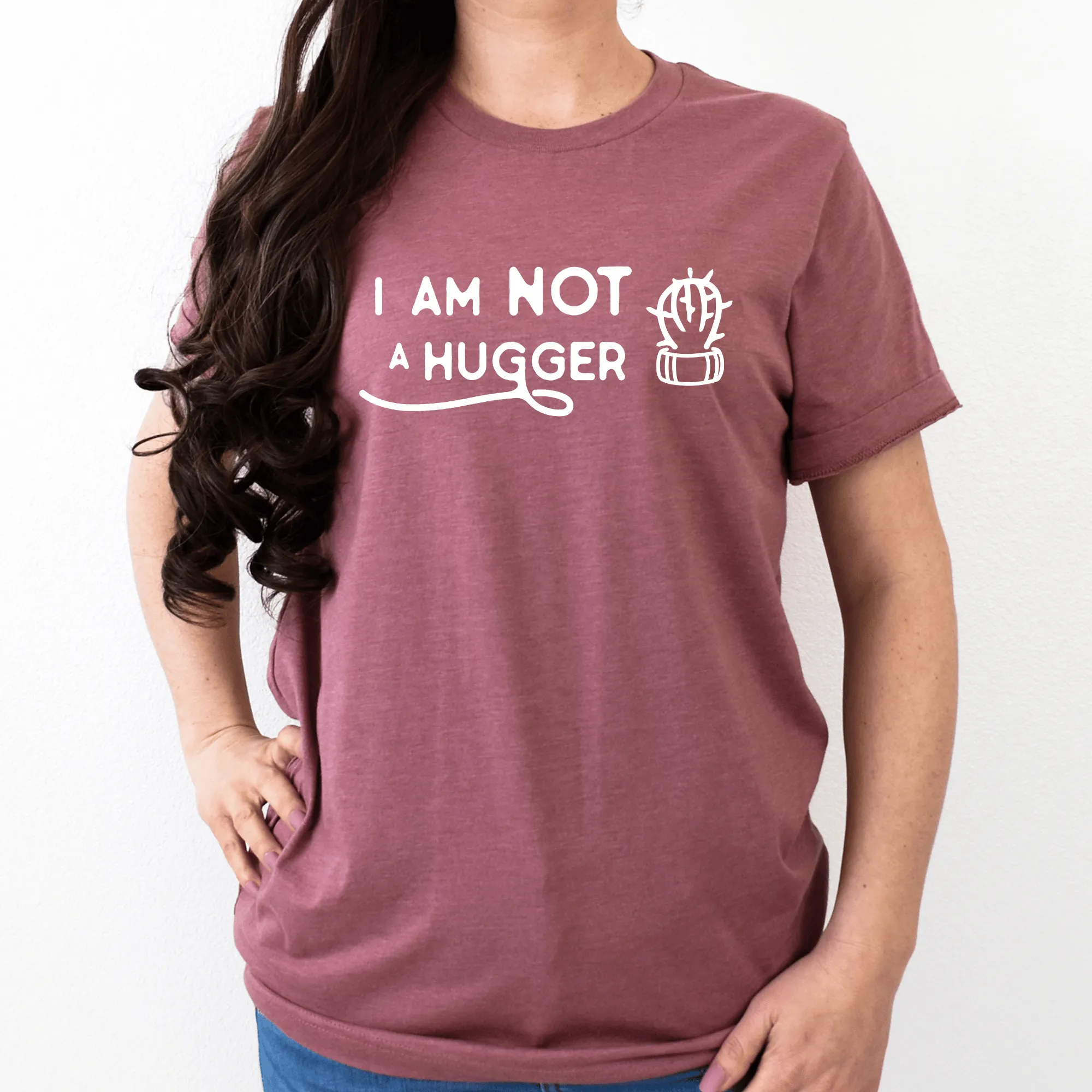 Not a Hugger Cactus Short Sleeve Tee