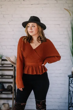 Out 'N About Peplum Sweater