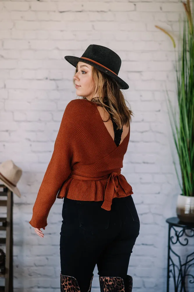 Out 'N About Peplum Sweater