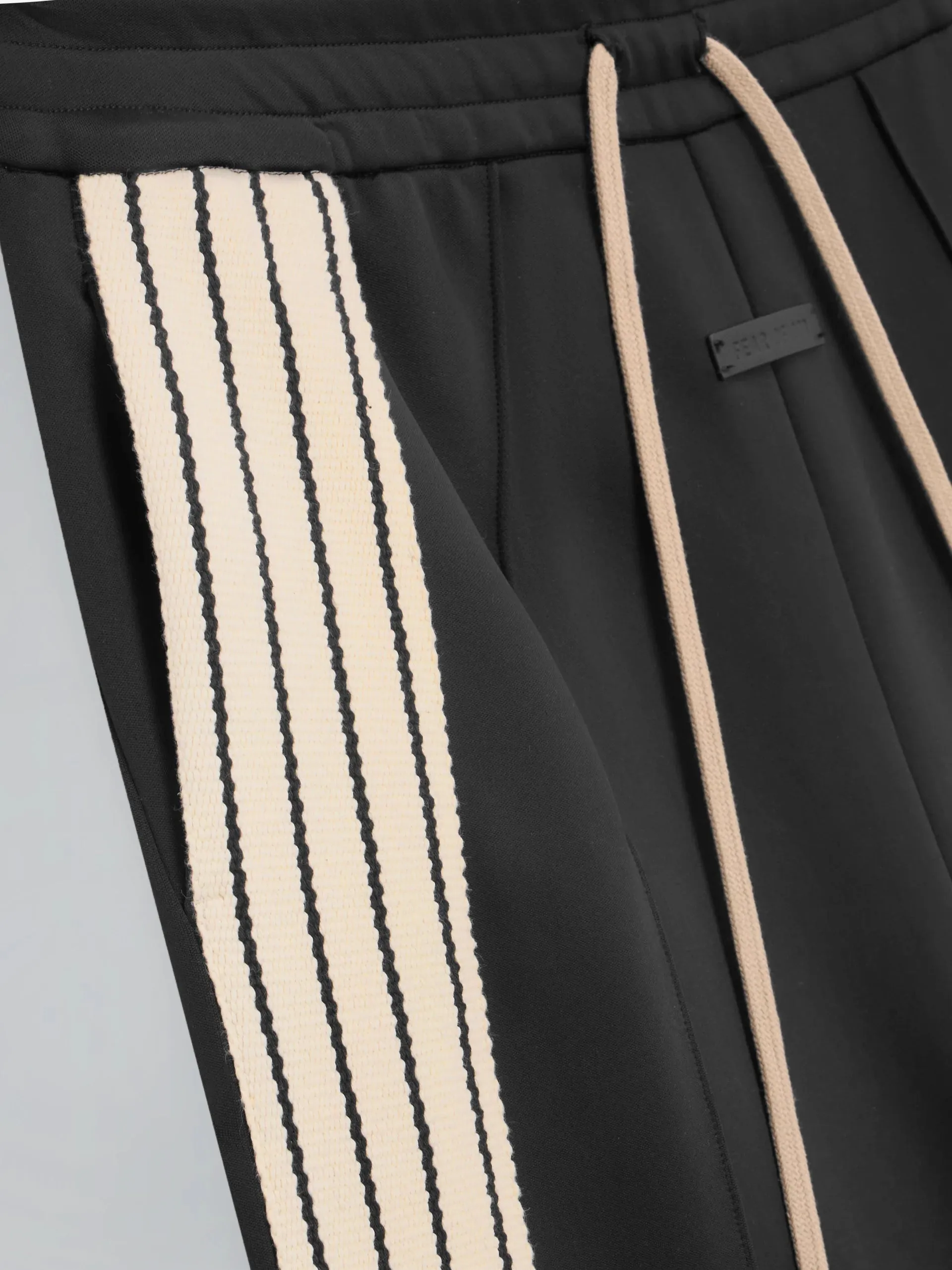 Pintuck And Stripe Black