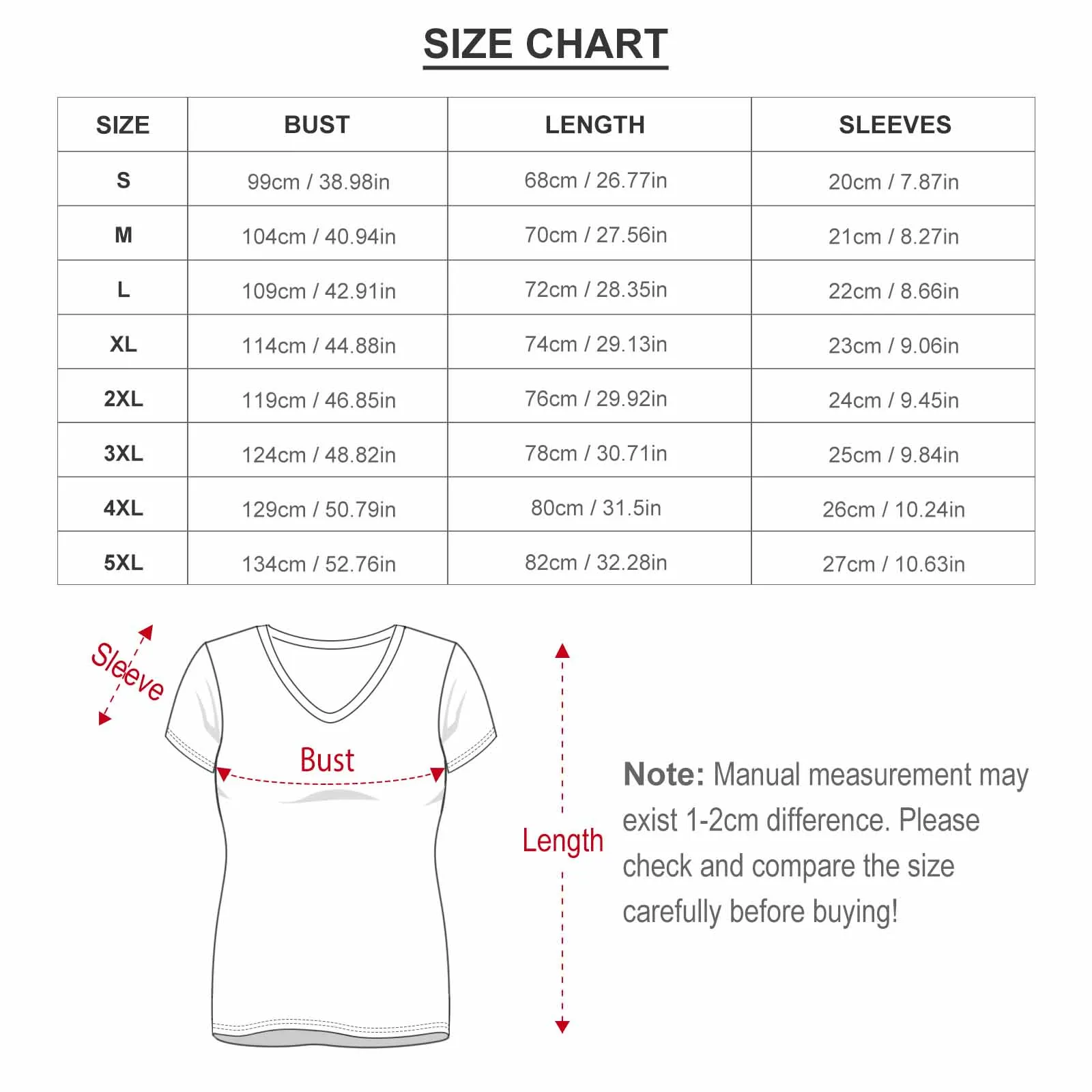 #Plus Size T-shirt-Custom Face Seamless Boyfriend Plus Size V Neck T-shirt for Her Design Your Own Shirt Gift