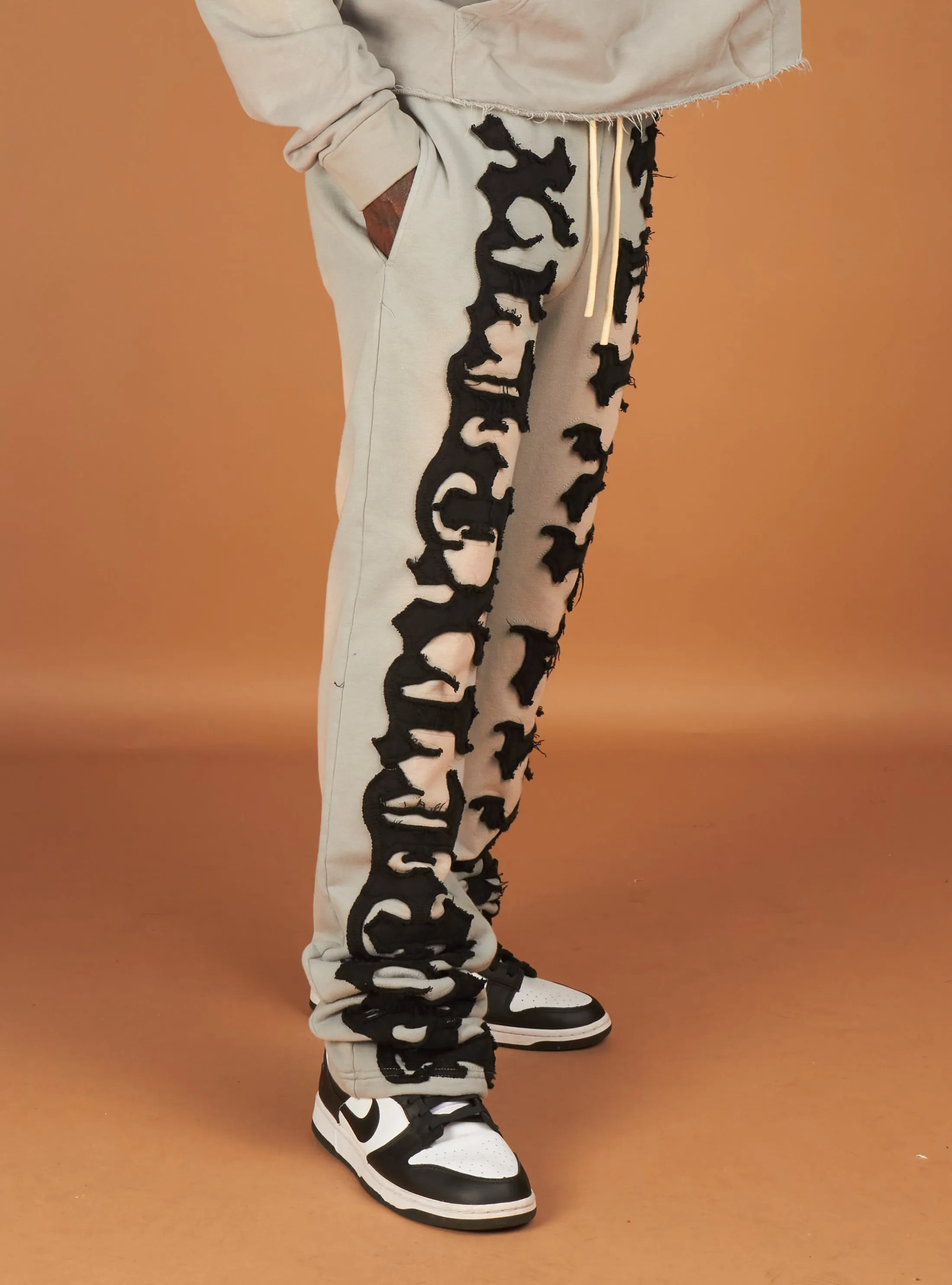 Politics Sweatpants - Hale - Grey and Black - 402