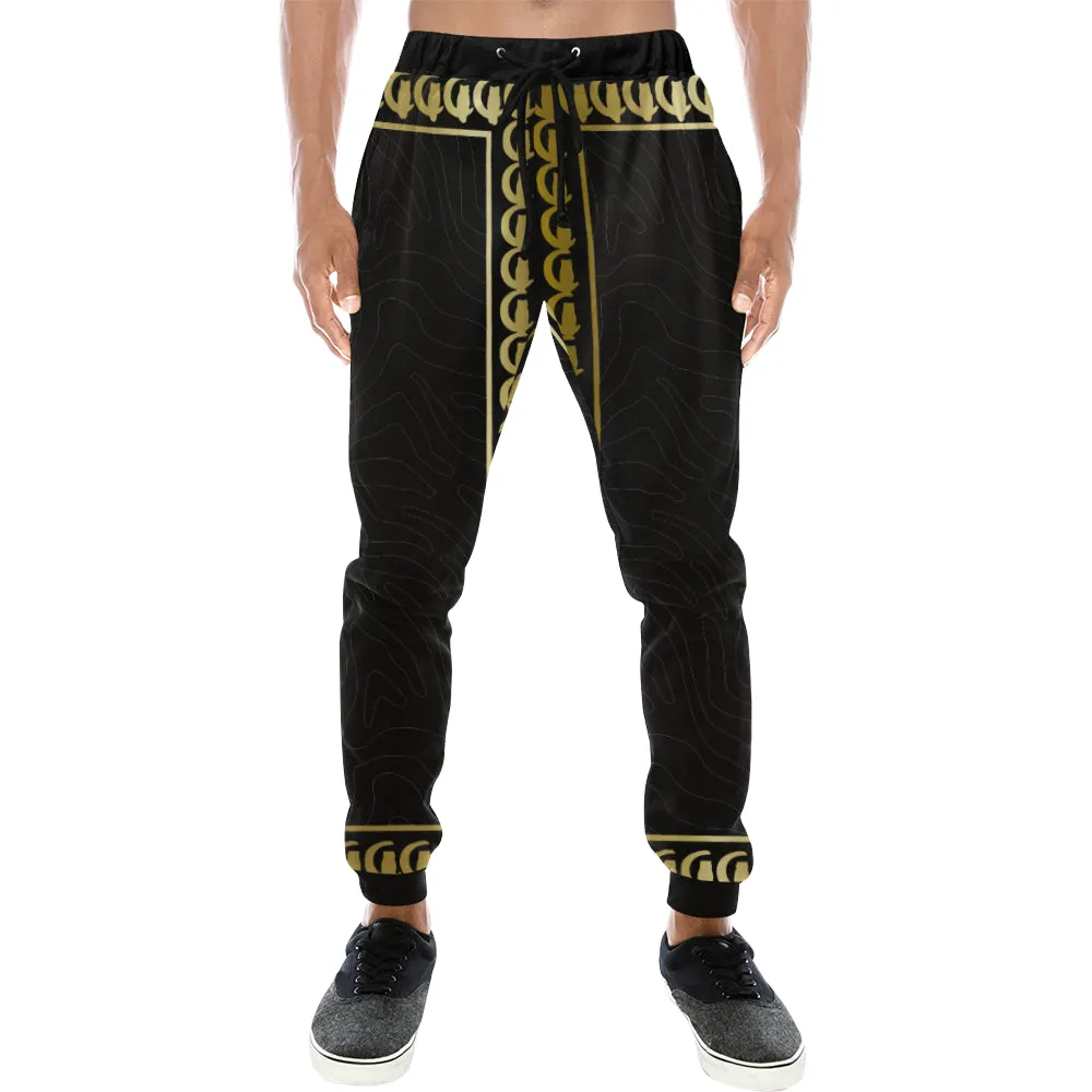 PRIVILEGE BLACC Men's All Over Print Sweatpants