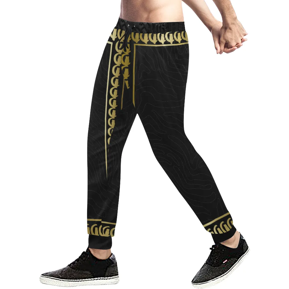 PRIVILEGE BLACC Men's All Over Print Sweatpants
